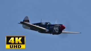 Curtiss P40 Warhawk  Display at Airshow Hahnweide [upl. by Bergen]