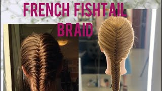 French fishtail braid tutorial for beginners  step by step  part 6 [upl. by Dempstor12]