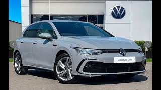 Approved Used Volkswagen Golf RLine 20 TDI Moonstone Grey  Wrexham Volkswagen [upl. by Attolrahc]