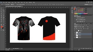 T shirt Design Photoshop CS6 [upl. by Ailehc492]