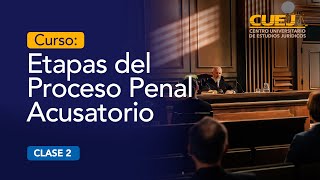 Curso Etapas del Proceso Penal Acusatorio  SESIÓN 2  CUEJ [upl. by Taber]