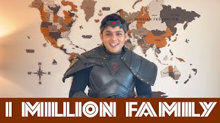 1 Million Subscribers  YouTube Family  Baalveer  Dev Joshi  Thank you Message [upl. by Zaraf]