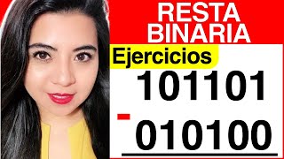 RESTA BINARIA  Ejercicio 4 [upl. by Ruscher]