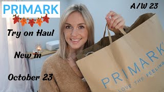 Primark try on haul  New in October  AW 23 [upl. by Dorcy728]