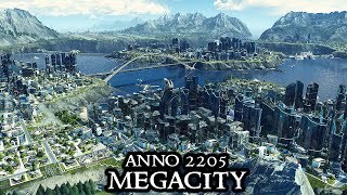 Anno 2205 MEGACITY  The BEGINNING  FULL GAME SciFi City Builder Revisited HARD Settings Part 01 [upl. by Inalaek]