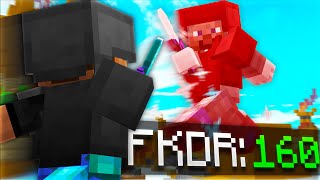 Clutching with a 160 FKDR in bedwars [upl. by Nuaj491]