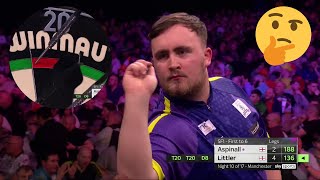 🎯 Luke Littler invents new Checkout Route darts [upl. by Laurette]