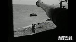 RARE Omaha Beach  bunkers et épaves en 1946 [upl. by Wood]