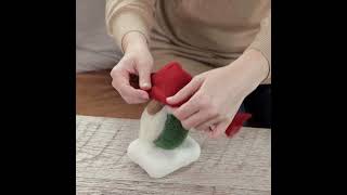 Christmas Gnome Needle Felting Kit [upl. by Asiled]