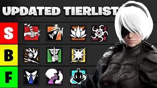 UPDATED BEST Rainbow Six Y8S3 Operator Tierlist [upl. by Aneras]