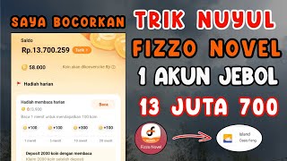 CARA MUDAH NUYUL APLIKASI FIZZO NOVEL 2024 TERCEPAT LANGSUNG JADI KOIN  TRIK NUYUL APK FIZZO NOVEL [upl. by Tiloine]