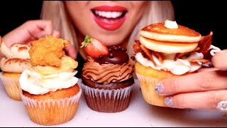 ASMR Extreme Cupcakes and BONUS Jarred Desserts Happy Thanksgiving No Talking [upl. by Mame953]