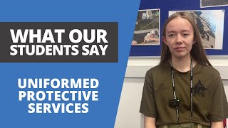 What our students say Uniformed Protective Services  Fiona [upl. by Noteek]