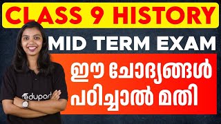 Class 9 History  Chapter 1  Important Questions  Mid Term Exam  Eduport [upl. by Dranrev]