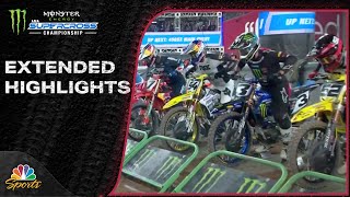 Supercross 2024 EXTENDED HIGHLIGHTS Round 6 in Glendale  21024  Motorsports on NBC [upl. by Stanford]