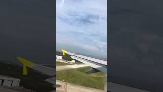 Spirit Airlines Airbus A320200 takeoff Nashville International Airport [upl. by Esialb]