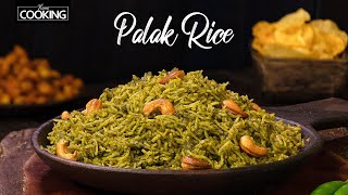 Palak Rice  Spinach Rice Recipe  Healthy Lunch Ideas  Rice Recipes HomeCookingShow [upl. by Viviana]