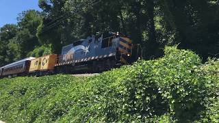 Great Smoky Mountains Railroad Tuckasegee River 729302017 [upl. by Oderfla]