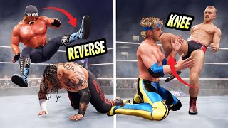 Underrated Ground Moves You Can Use As Finisher in WWE 2K24 ChokeslamKnee Strike amp More [upl. by Main589]