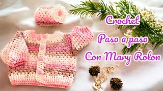 📌😍Descubre Chambrita tejida a crochet paso a paso [upl. by Caldeira]