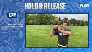 How to Throw a Football  NFL FLAG Drills [upl. by Martainn]