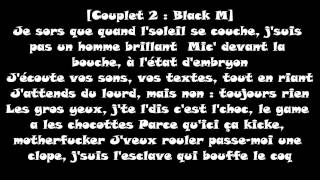 Maître Gims  Ca décoiffe ft Black M amp JR O Chrome Paroles [upl. by Byrle]