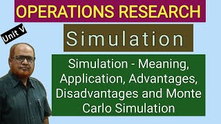 Operations Research I Simulation I Meaning Application Advantages Disadvantages I Theory Explained [upl. by Sherlock]