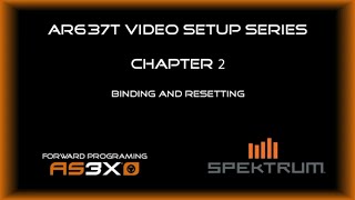 Spektrum Smart Receiver AS3X Setup Series 2  Binding and Aircraft Setup [upl. by Tybalt931]