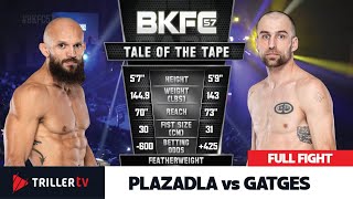 BKFC 57 Plazadla vs Gates [upl. by Nylkoorb]