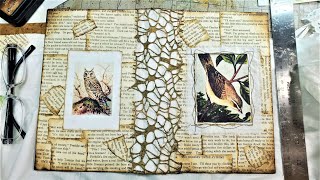 How to Make a Beautiful Book Cover for Your Junk Journal Beginners Tutorial The Paper Outpost [upl. by Tiffi621]