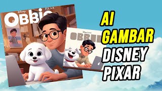 Cara Membuat Gambar Disney Pixar dengan Bantuan AI [upl. by Anivahs]