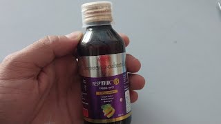 Respithik LS cough syrup use in hindi dry and wet cough [upl. by Bucella]