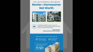 The Big Difference Between Renter and Homeowner Net Worth [upl. by Zendah]