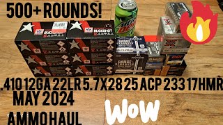 Ammo Haul May 2024 500 Rounds Im buying EVERYTHING [upl. by Akimik]