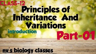 Principles of inheritance and variation part01 class 12 in malayalamGenetics basics [upl. by Fidellas208]