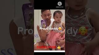 SARINA CUTE NA KINANTA ANG DISNEY SONG  PROUD DADDY JHONG jhonghilario sarina disney [upl. by Aiouqes63]