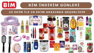 BİM 22 EKİM İNDİRİM GÜNLERİ [upl. by Goltz]