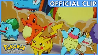 GIANT Pikachu 😲  Pokémon Indigo League  Official Clip [upl. by Robi]