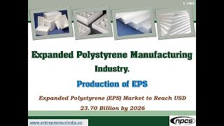 Expanded Polystyrene Manufacturing Industry  Production of EPS [upl. by Campball]