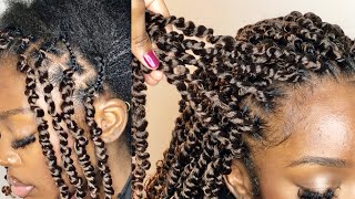 How to Individual crochet illusion for short passion twist Looks natural from the scalp  Leonyeri [upl. by Lamson]