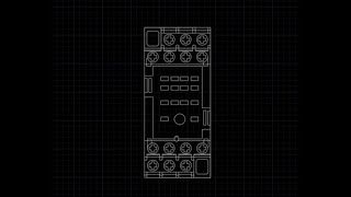 16 Pin Relay base Designing Autocad Electrical [upl. by Llerref]