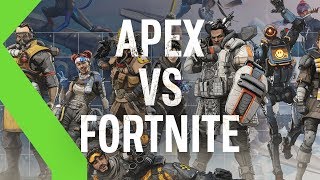 APEX LEGENDS vs FORTNITE la pelea por ser el BATTLE ROYALE de referéncia [upl. by Mallon]