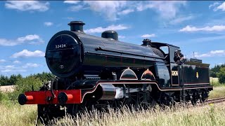 LBSCR H2 Class  32424 ‘Beachy Head’ takes on light test runs  Bluebell Railway  4724 [upl. by Zurciram481]