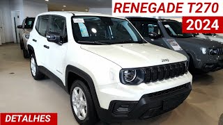 Jeep Renegade T270 2024 chega por R102900 para PCD  Melhor custobenefício do mercado  Detalhes [upl. by Aleedis865]