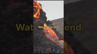 Iceland Volcano volcano fire live icelandvolcano iceland [upl. by Drewett]