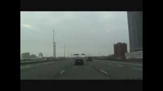 Don Valley Parkway and Gardiner Expressway Timelapse [upl. by Tine]