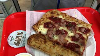 Sauced Pizza Review 30  Sbarro  Miami Beach [upl. by Eidnar]