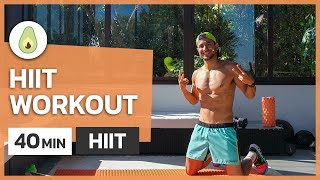 HIIT workout a corpo libero  40 min total body  Cotto al Dente [upl. by Waldo456]