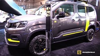 2019 Peugeot Rifter 4x4 Concept  Exterior and Interior Walkaround  2018 Geneva Motor Show [upl. by Miguel]