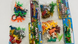 Plastic animals Unboxing order Flipkart  animals collection CatDog ElephantTigerHorse [upl. by Koralie366]